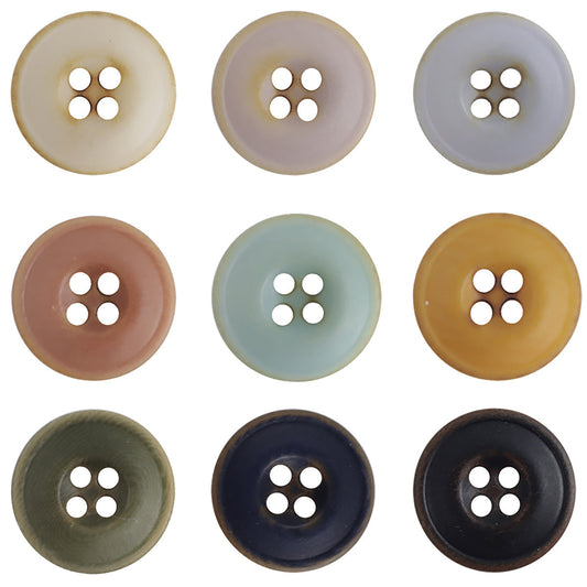 Cute Natural Tagua Nut Corozo Buttons 10 Pack