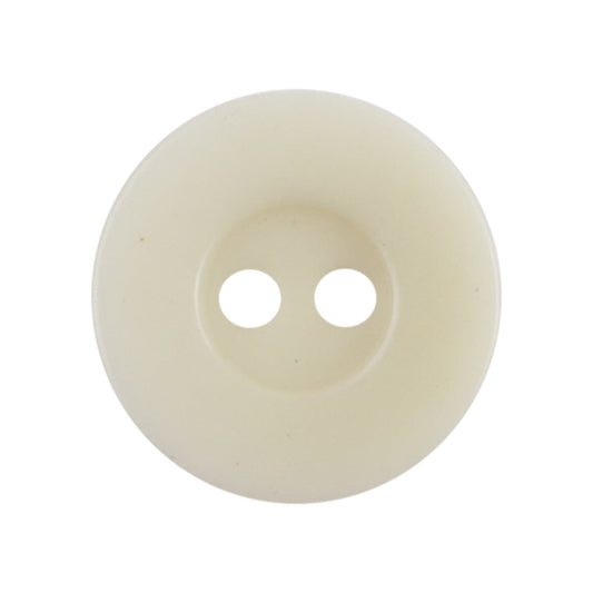 15mm Wide-Edged Simple Beige Two-Hole Natural Fruit Tagut Nut Buttons 10pcs