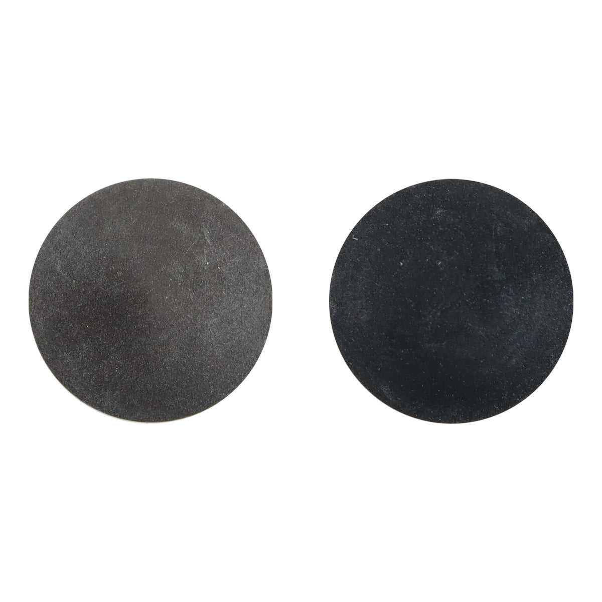 Matte fruit button set with metal stems, Coffee and Black colors