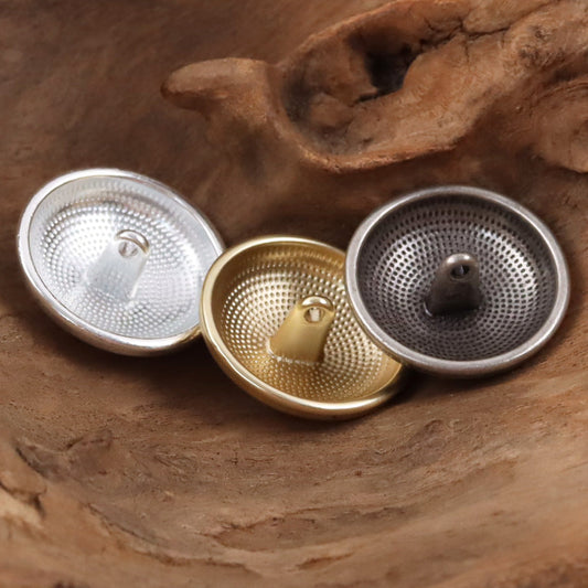 Crown Shield Metal Buttons for College Style School Uniform 10pcs