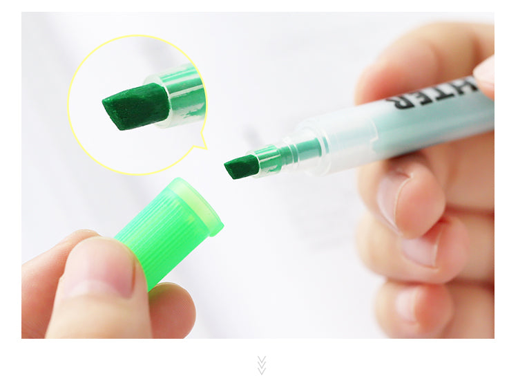STA 3130 Double Ended Highlighter Set Candy Color 6 Pack