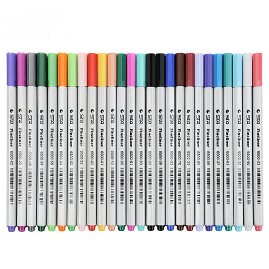 STA 26 Colors Art Fineliner Pens 0.4mm Fine Point