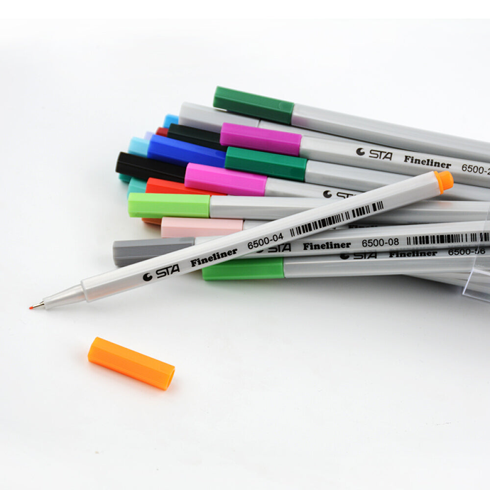 STA 26 Colors Art Fineliner Pens 0.4mm Fine Point