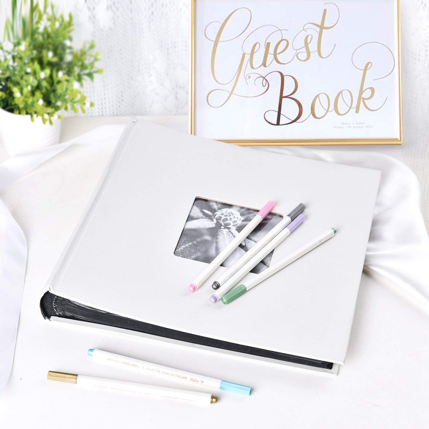 STA 10 Colors Metallic Marker Pens Fine Tip for DIY Photo Album,Scrapbooking,Card Marking