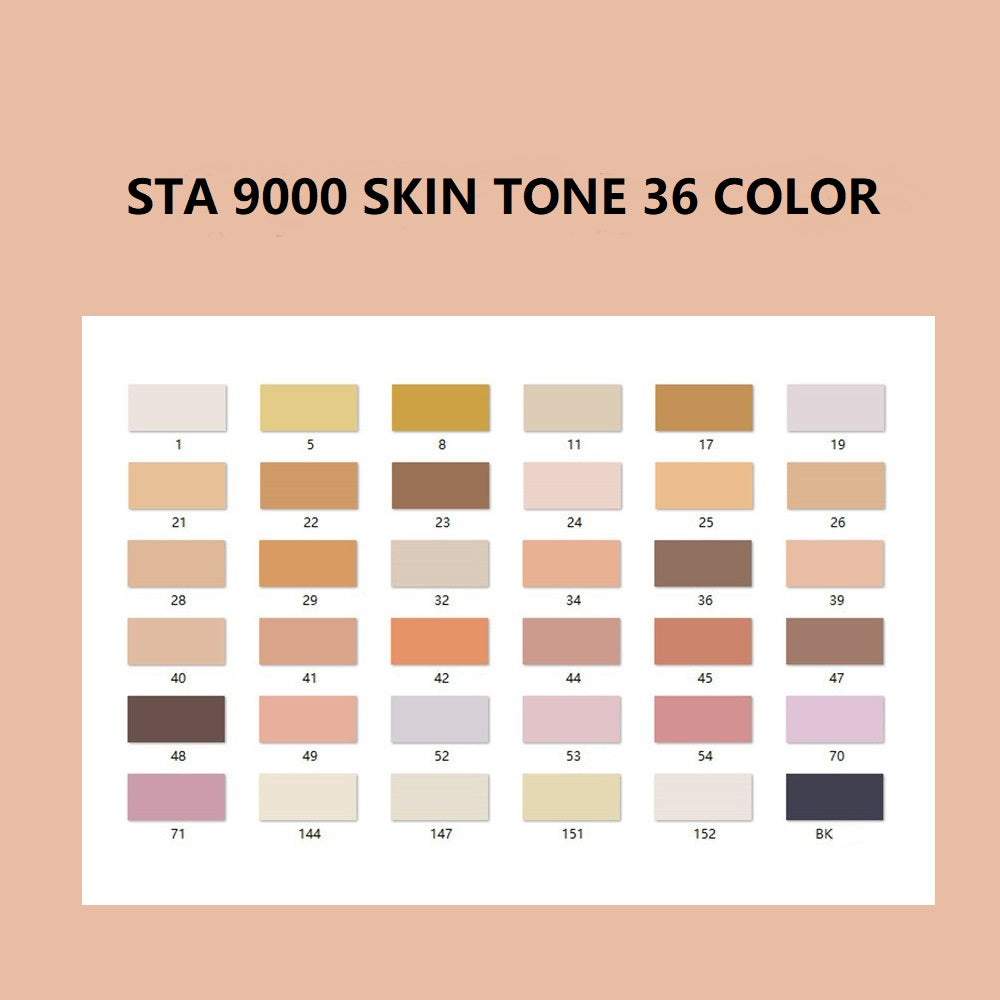 STA Pro Color Marker Plus 24/36/48/60 Skin Tone Alcohol Art Markers