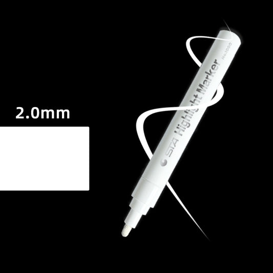 STA Hightlight Marker Gold Silver White - 4 Pack