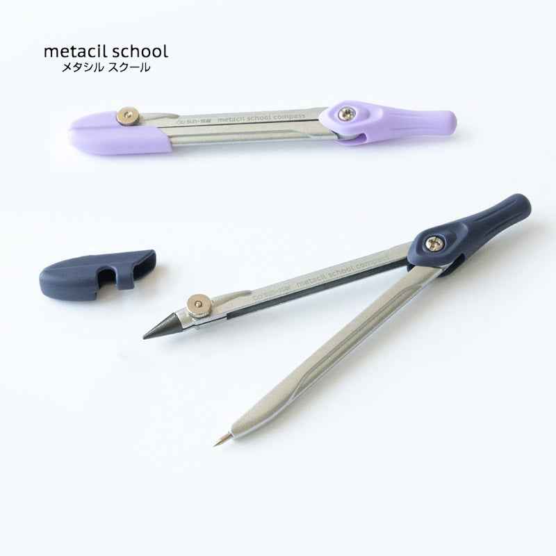 SUN-STAR Metacil School Compass Navy/Light Violet