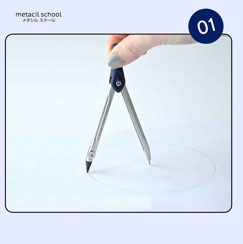 SUN-STAR Metacil School Compass Navy/Light Violet