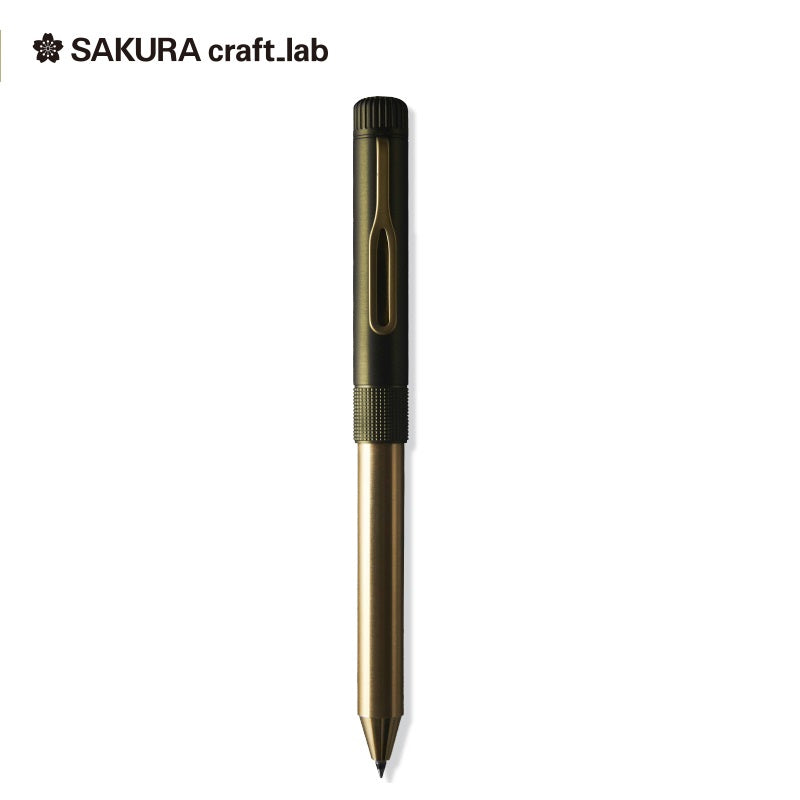 Sakura Craft Lab 004 3-in-1 2 Color 0.4 mm Gel Multi Pen + 0.5 mm Penc