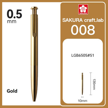 Sakura Craft Lab 008 Pix cu gel - Cerneală neagră