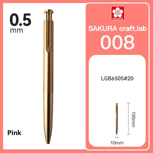 Sakura Craft Lab 008 Gel Pen - Sort Blæk
