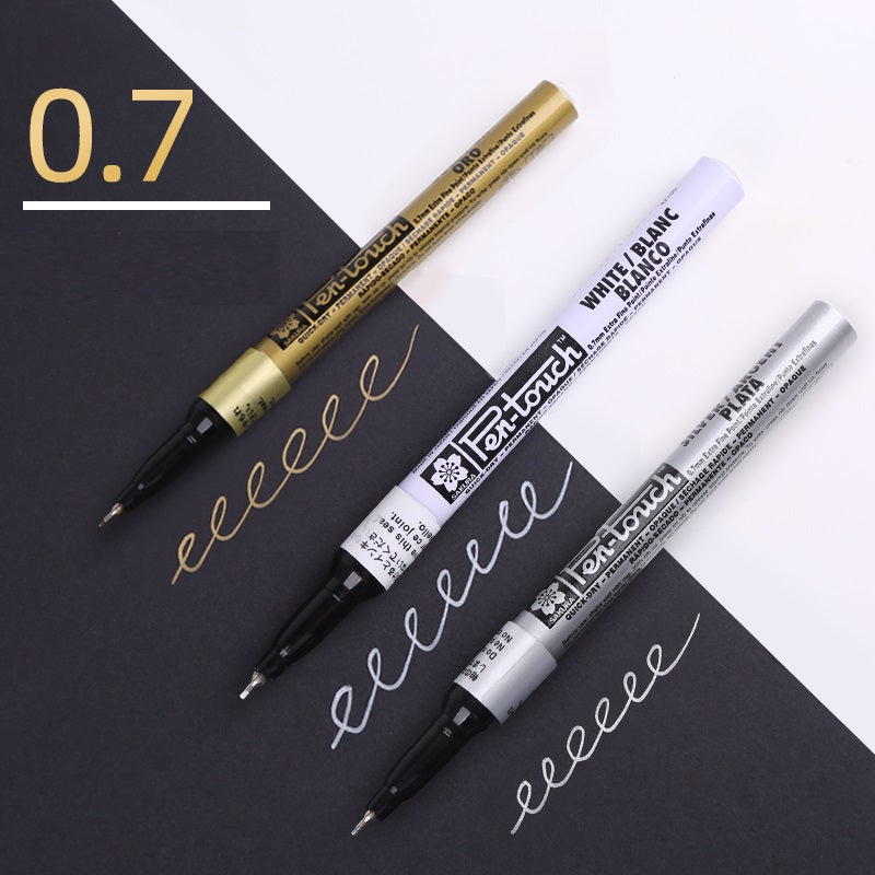 Sakura Pen-Touch Paint Marker Gold/Silver/White 3 Color Pack