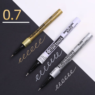 Sakura Pen-Touch Paint Marker Gold/Silver/White 3 Color Pack