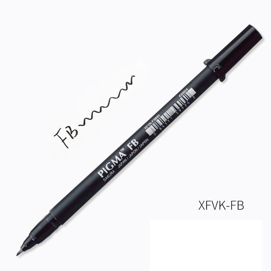 Sakura Pigma Professional Brush Pen - Fine - Black (2 Pack)