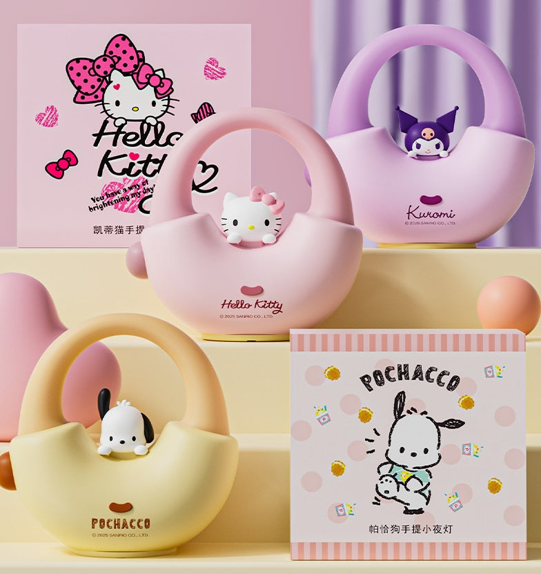 Sanrio Family Portable Handbag Tap Night Light