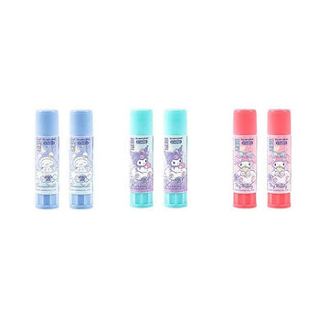 Sanrio Glue Stick 8g High Adhesion – Cute Kawaii School Glue Stick 6pcs