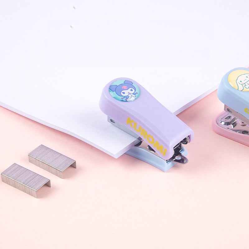 Sanrio Kuromi Mini Stapler Set with 480 Staples – Cute School Supplies