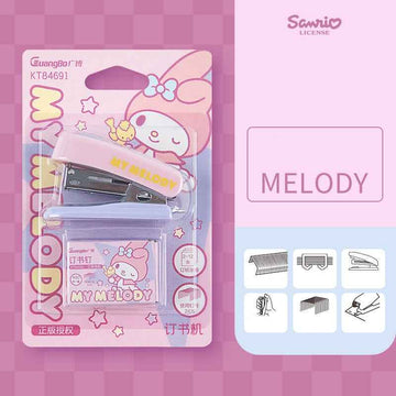 Sanrio Mini Stapler Set with 480 Staples – Melody
