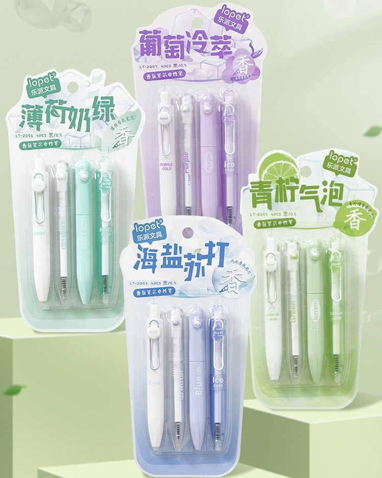 16 kom mirisnih uvlačivih gel olovaka s uvrtanjem, veličine džepa