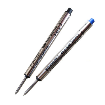 Schmidt P8126 Påfyldning til kuglerullepen uden hætte Sort/Blå 2 stk.