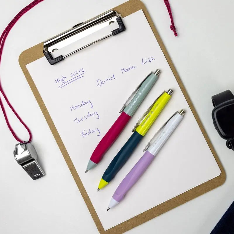 Schneider Haptify Ballpoint Pen 0.5mm Black Ink with Metal Box and Refill