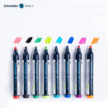 Schneider Maxx 290 Whiteboard Flipchart Marker, 2-3 mm, 8 fargers pakke