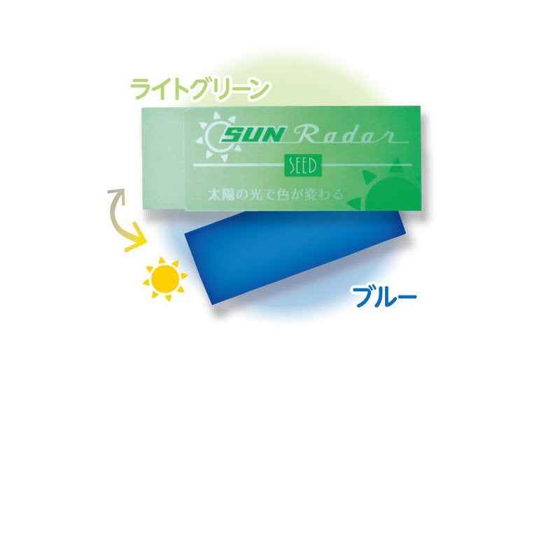 Seed Sun Radar Color Changing Eraser - 3 Pack