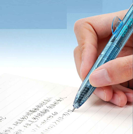 Deep Sea Megalodon Shark Silent Retractable Gel Pens 5-Pack 6 Refills