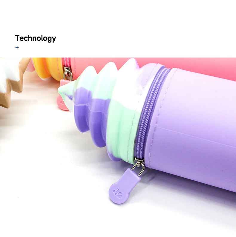 Eco-Friendly Silicone Ice Cream Pen Holder