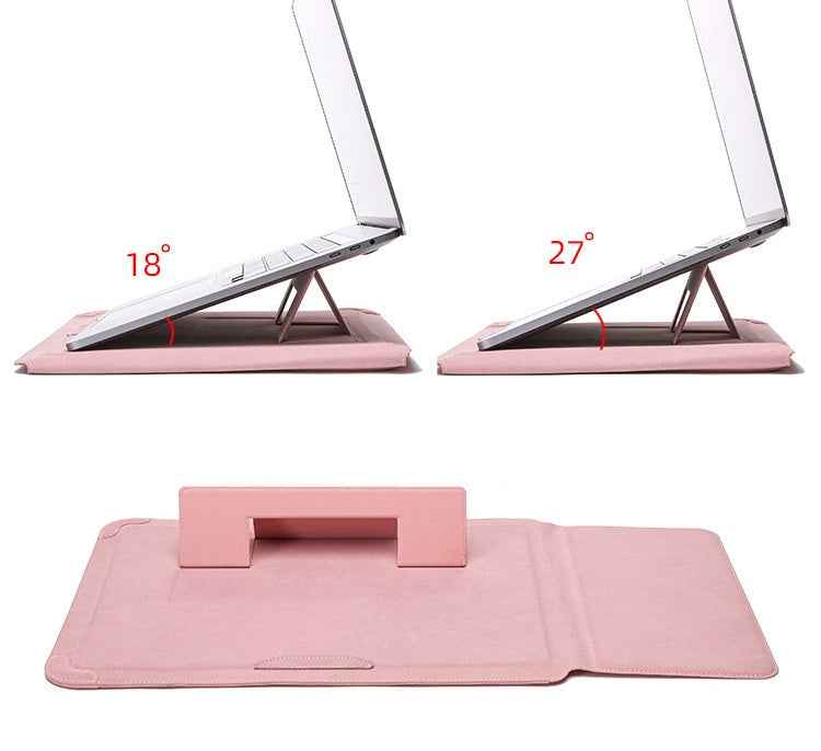 PU Leather Sleeve Case with Stand MacBook Air 13 14 inch