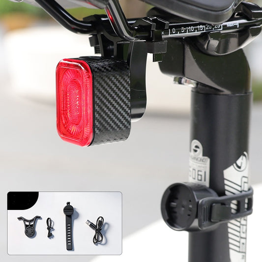 Smart Brake Sensing Bicycle Tail Light | 52 Lumens 220° Wide Angle Rechargeable IP66