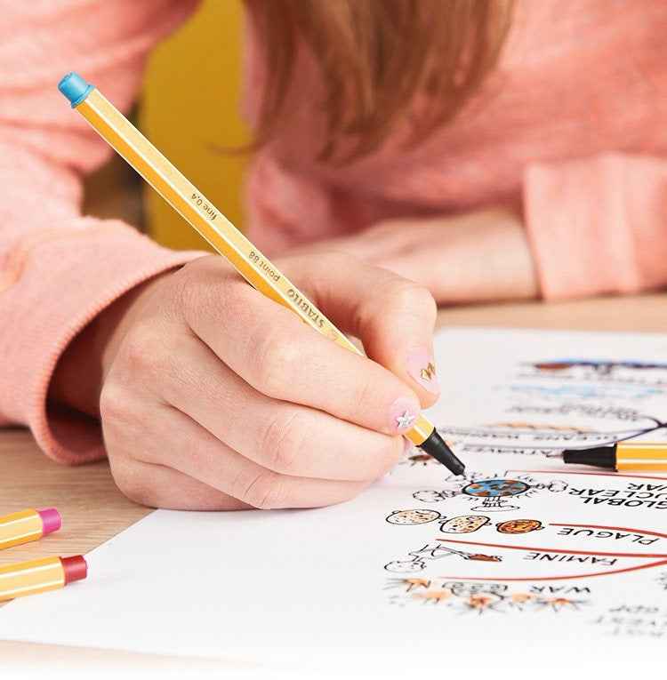 Stabilo Point 88 Fineliner Pen - 0.4 mm - 8/12/18 Color Set