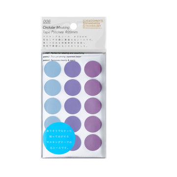 Stalogy Circlular Masking Tape Dot Patches 20MM 150 Pieces