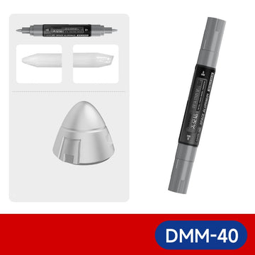 Metalické modelářské fixy Stedi s dvojitým hrotem, na vodní bázi, balení 3 ks