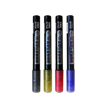 Stedi Holographic Pearlescent Model Markers, Water-Based, 2-Pack