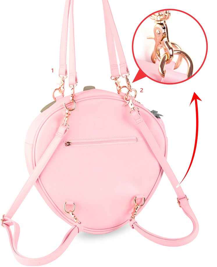 Strawberry Ita Bag A4 Size with Adjustable Shoulder Straps