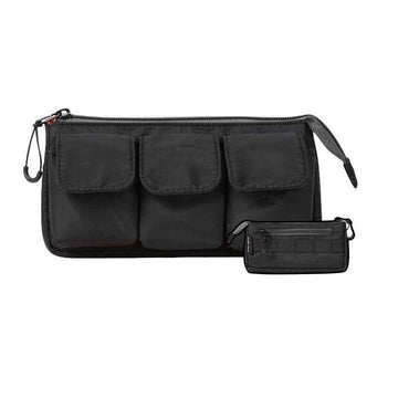 Sun-Star Gears Pack Multi-Function Pencil Case with Multiple Pockets Black