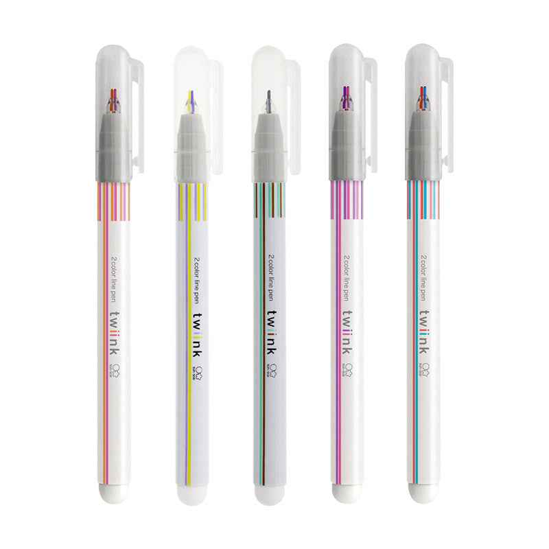 Sun-Star Twiink 2-Color Line Marker Pen