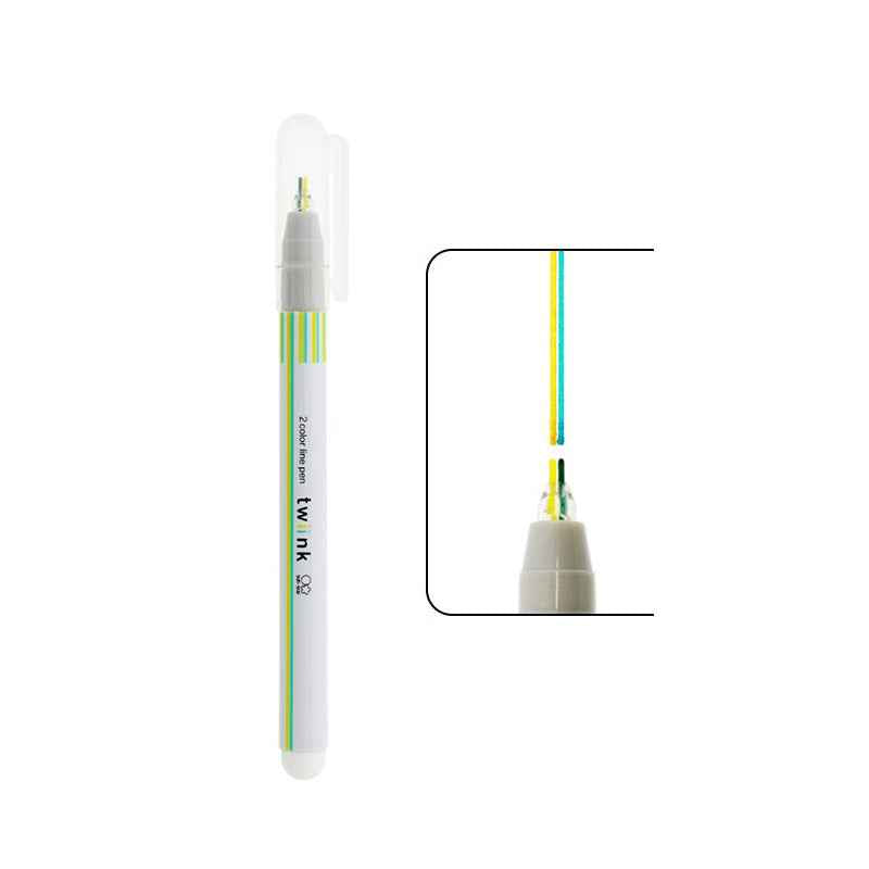 Sun-Star Twiink 2-Color Line Marker Pen