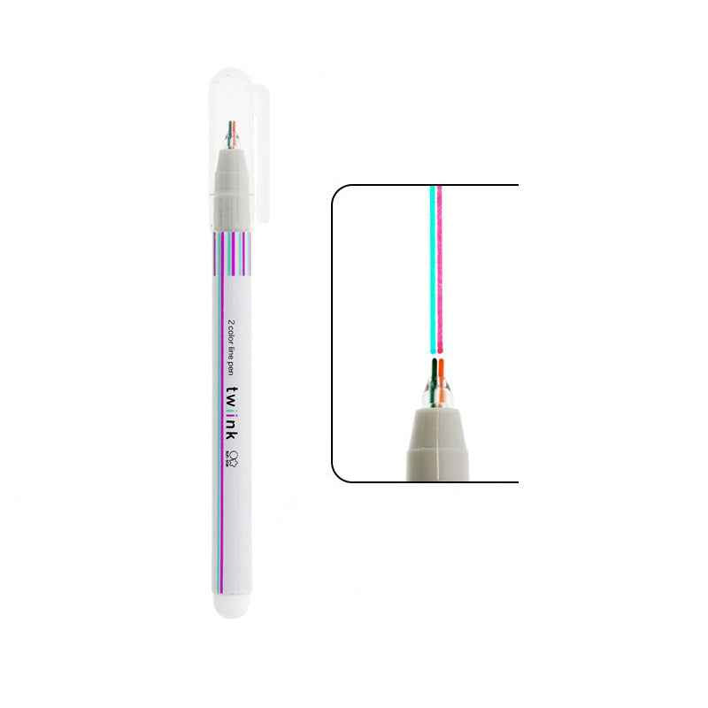 Sun-Star Twiink 2-Color Line Marker Pen