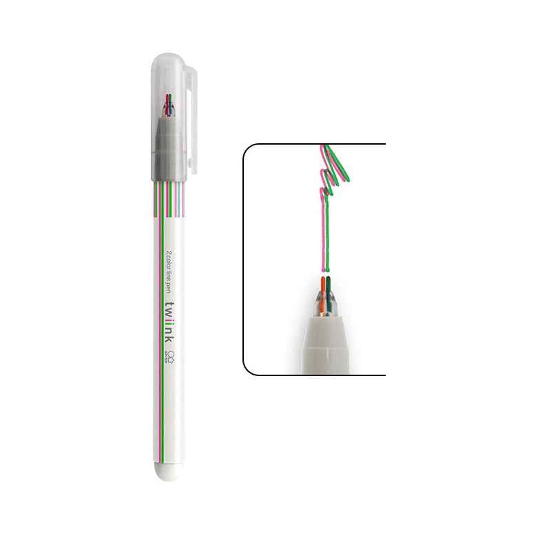 Sun-Star Twiink 2-Color Line Marker Pen