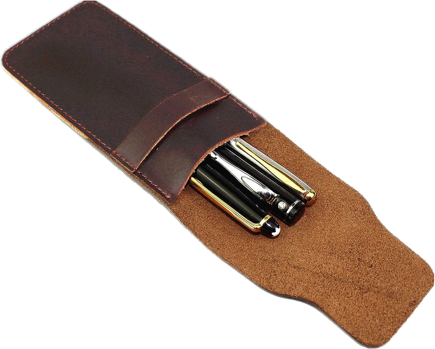Leather Fountain Pen Pouch Case
