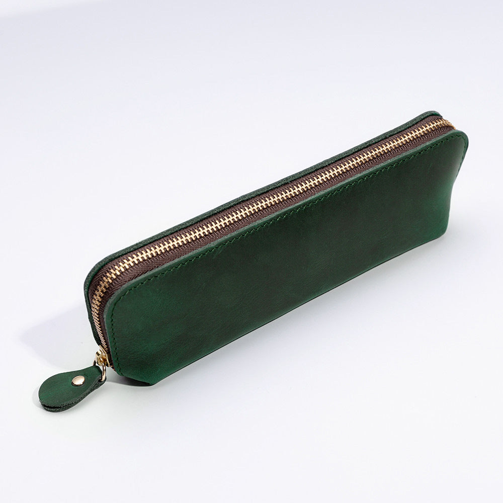 Genuine Leather Pencil Case (Pens,Cables,Stationery and Personal Items)