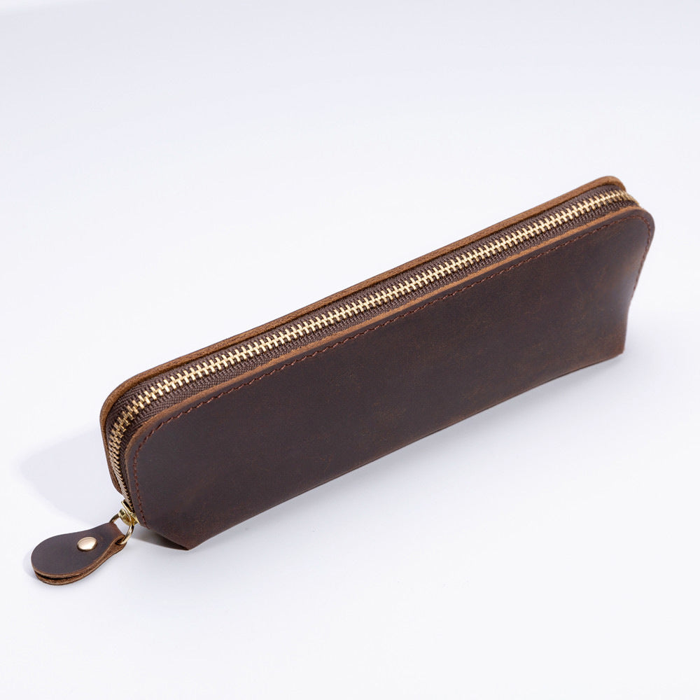 Genuine Leather Pencil Case (Pens,Cables,Stationery and Personal Items)