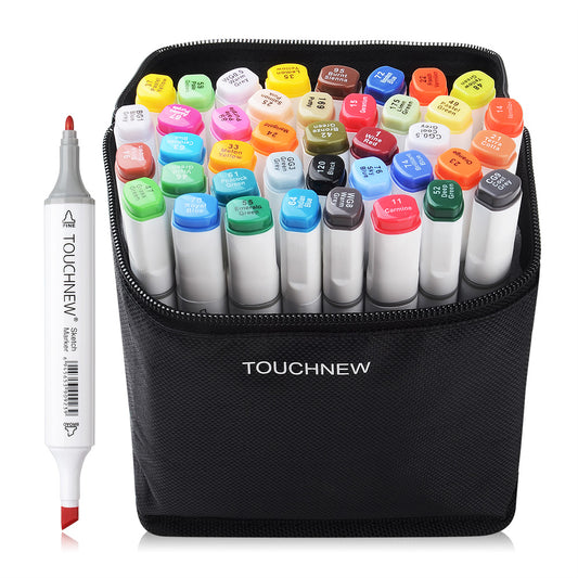 TOUCHNEW Sketch Markers 36 Color Animation Set for Adult Art Drawing Sketching