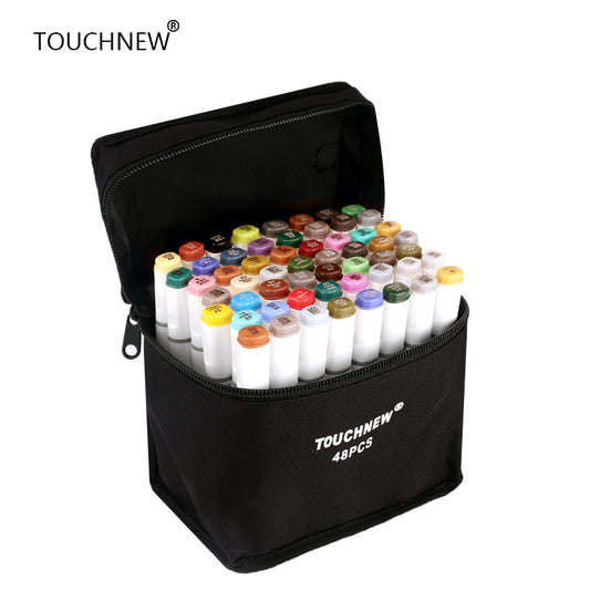 TOUCHNEW Sketch Markers 48 Color Animation Set for Adult Art Drawing Sketching