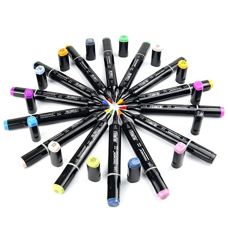 80 Touchmark Pens Dual Tip Alcohol Based Art Markers Perfect for