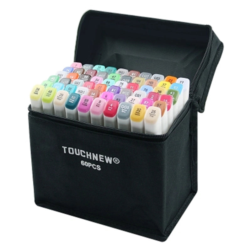 TOUCHNEW T7 60 Colors Alcohol Based Sketch Drawing Markers Manga Animation