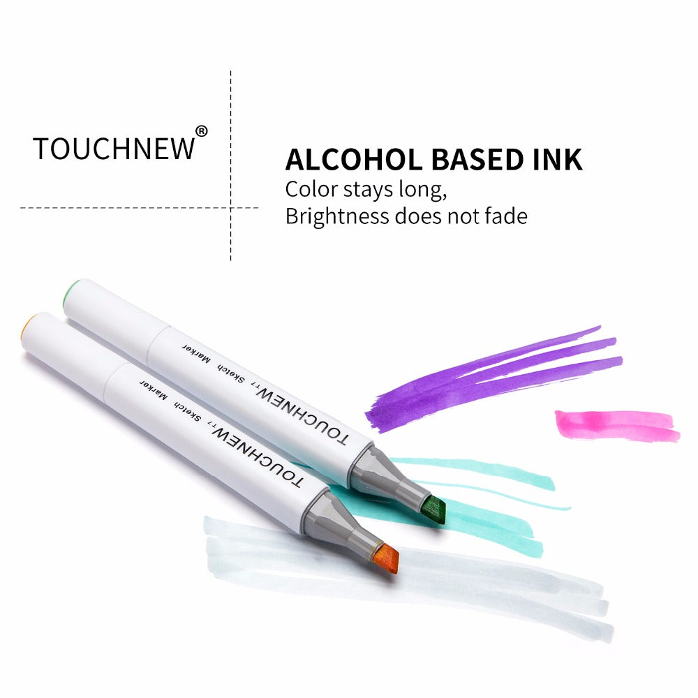 TOUCHNEW T7 30 Colors Artist Marker Set For Drawing Manga Animation