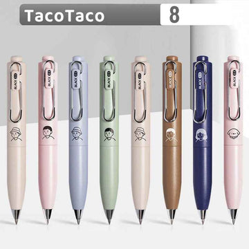 TACOTACO Pocket Click Gel Pen Set – 8 Pack